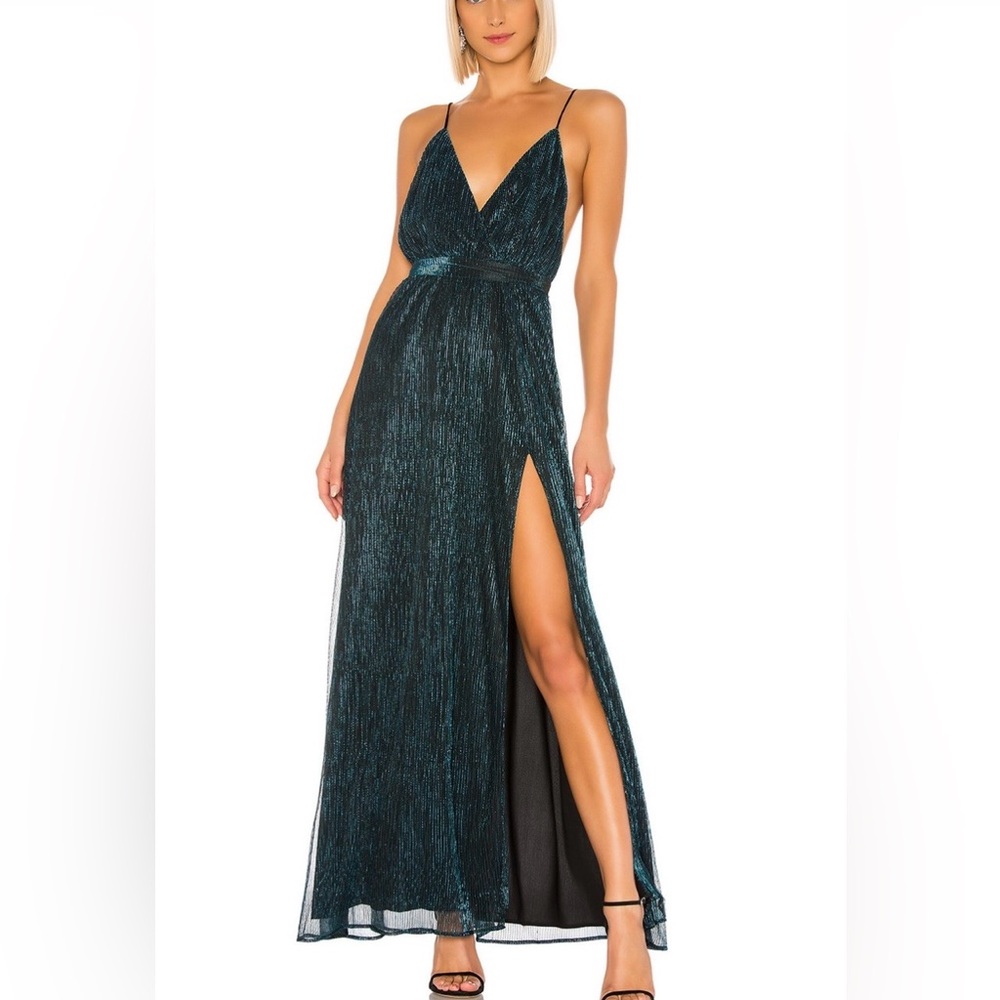 X Revolve Harper Gown in Blue